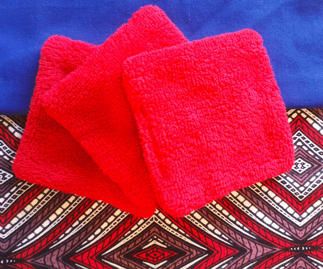 Panière Wax Mimi et 10 lingettes rouges