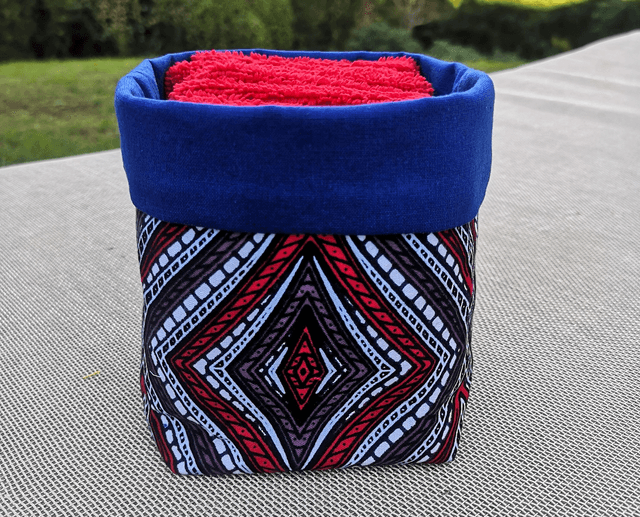 Panière Wax Mimi et 10 lingettes rouges
