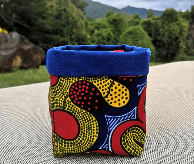 Panière Wax Cathy et 10  lingettes rouges