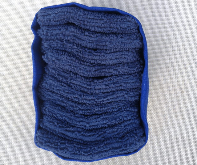 Panière Wax Cathy et 10  lingettes bleues