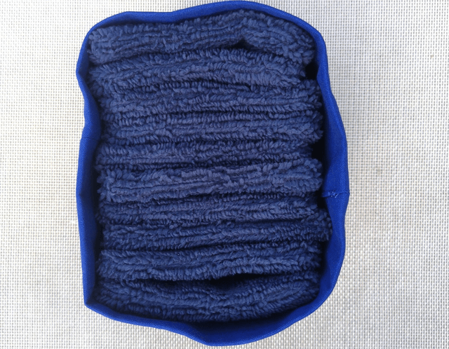 Panière Wax Mimi et 10 lingettes bleues